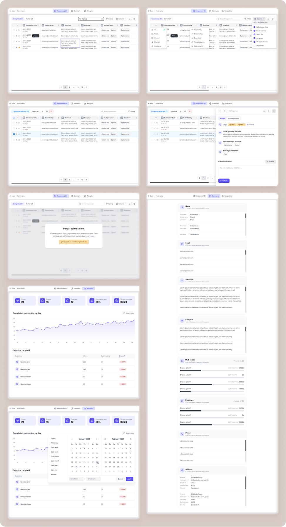 FormGent form results and analytics